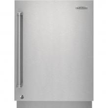 Subzero 9028546 - Designer Series Undercounter Stainless Steel Solid Door Panel With Lock And Pro Handle - Right Hin