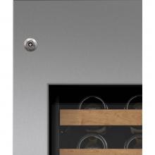 Subzero 7025341 - Panel,Door 24'' Wine Column Lock Pro Handle 4'' Toekick Left Hinge