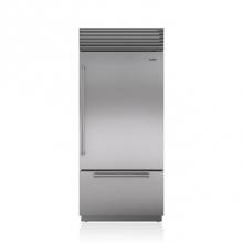 Subzero BI-36UID/S/TH-LH - 36'' BUILT-IN, OVER-UNDER, INTERNAL DISPENSER, SS, TUBULAR HANDLE, LEFT