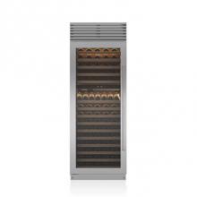 Subzero CL3050W/S/P/R - 30' WINE STORAGE, GLASS DOOR, SS, PRO HANDLE, RIGHT HINGE