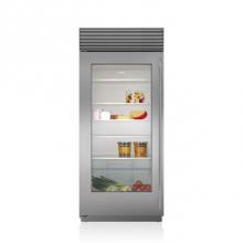 Subzero CL3650RG/S/P/L - 36'' BUILT-IN, ALL REFRIGERATOR, GLASS DOOR, SS, PRO HANDLE, LEFT HINGE