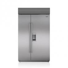 Subzero CL4850SD/S/P - 48' BUILT-IN, SIDE-BY-SIDE, EXTERNAL ICE & WATER DISPENSER, SS, PRO HANDLE