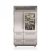 Subzero PRO4850A - 48'' PRO REFRIGERATOR/FREEZER - HIGH ALTITUDE GLASS DOOR
