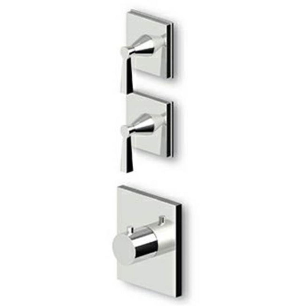 Built-In Thermostatic Shower Mixer With 2 Volume Controls
