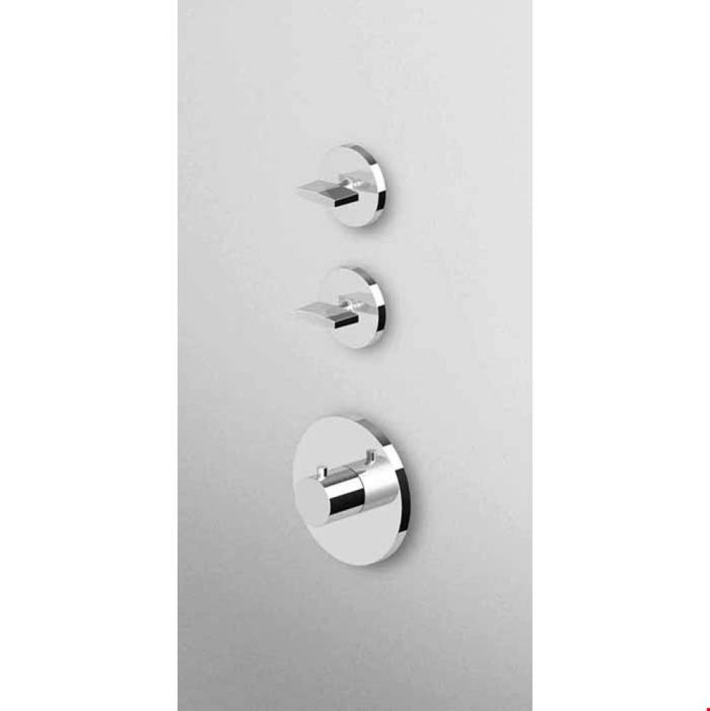 Built-In Thermostatic Shower Mixer With 2 Volume Controls