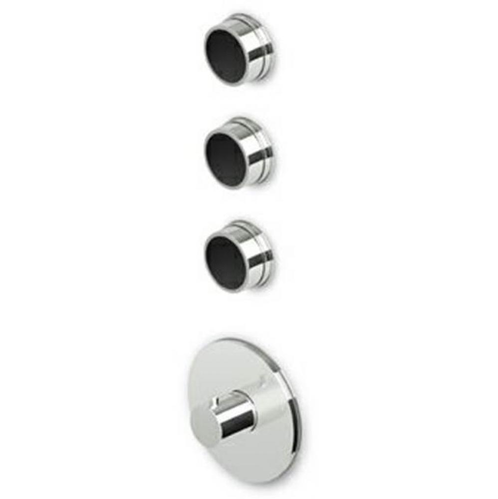 Built-In Thermostatic Shower Mixer With 3 Volume Controls