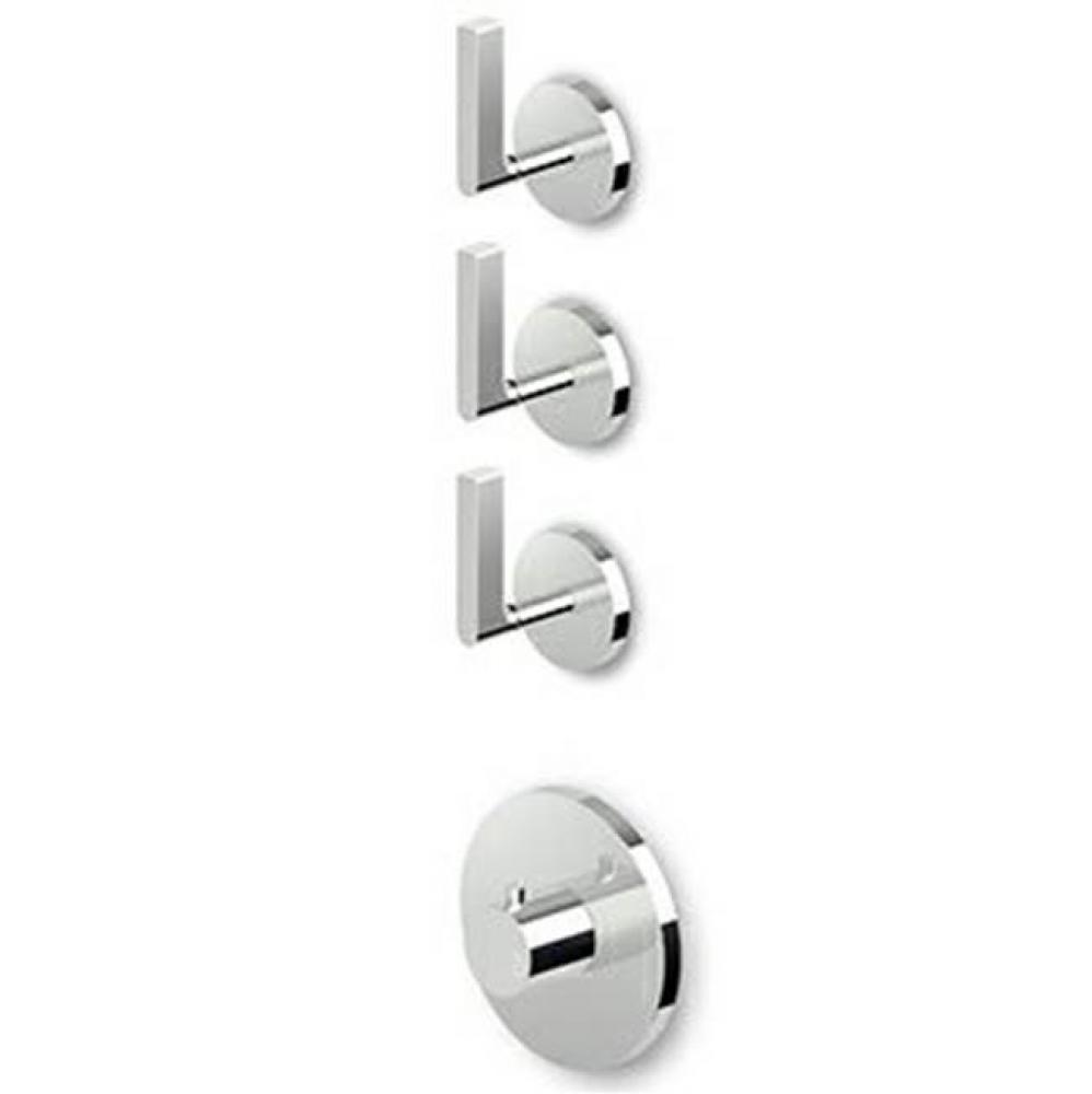 Built-In Thermostatic Shower Mixer With 3 Volume Controls