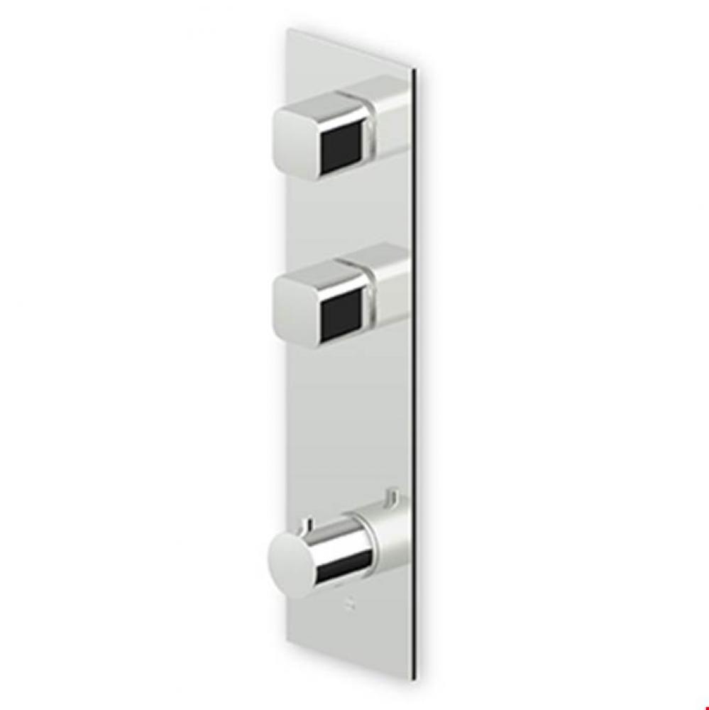 Built-In Thermostatic Shower Mixer With 2 Volume Controls