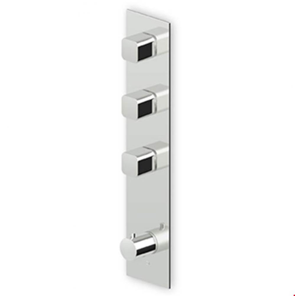 Built-In Thermostatic Shower Mixer With 3 Volume Controls