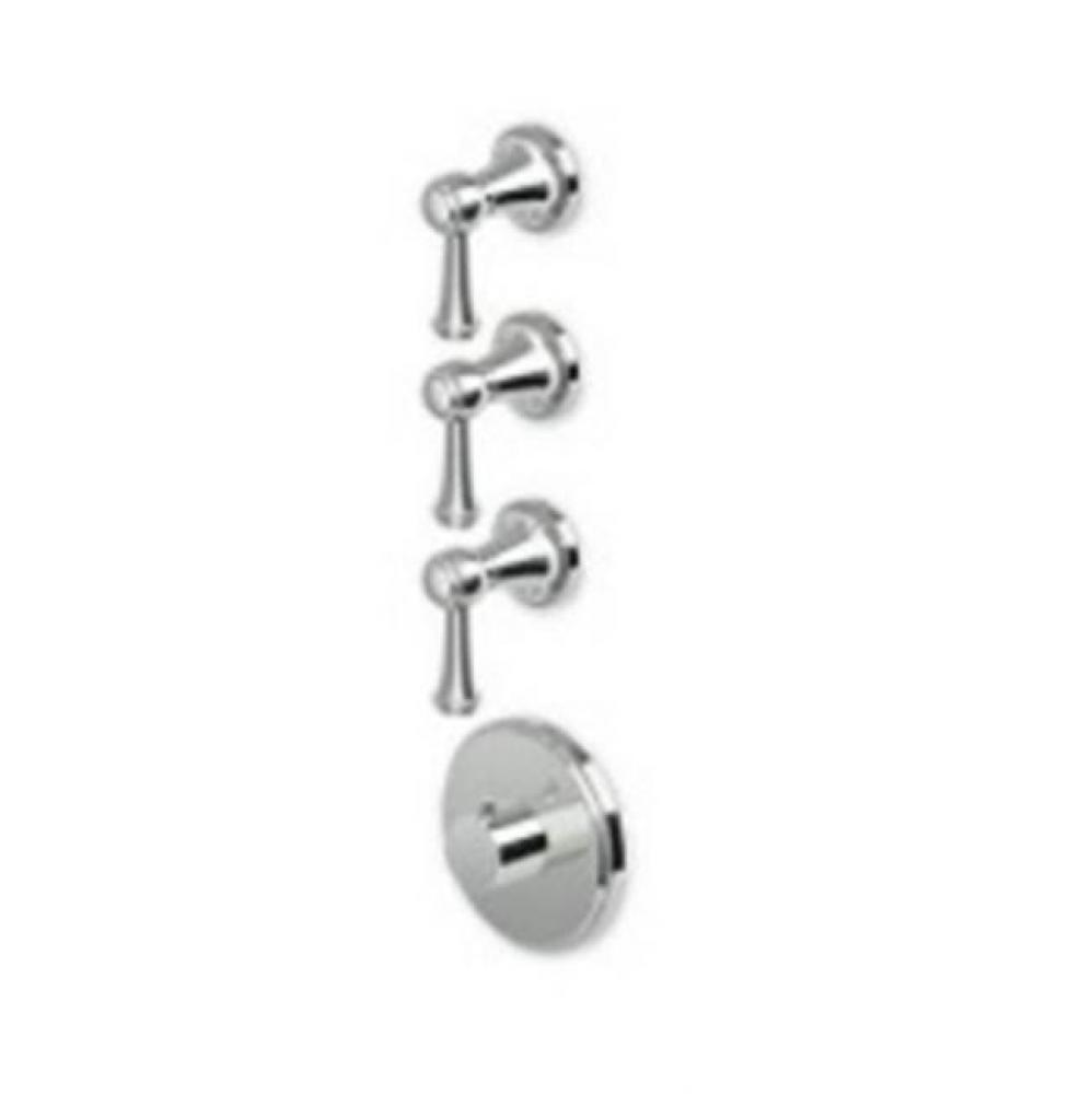 Built-In Thermostatic Shower Mixer With 3 Volume Controls