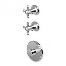 Zucchetti Faucets ZAG091.1900 - Built-In Thermostatic Shower Mixer With 2 Volume Controls