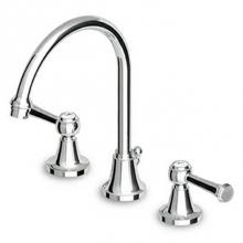 Zucchetti Faucets ZAL406.195E - 3 Hole Basin Mixer Fixed Spout