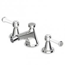 Zucchetti Faucets ZAM370.1880 - 3 Hole Bidet Mixer