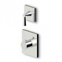 Zucchetti Faucets ZB2077.1900 - Built-In Thermostatic Shower Mixer With Volume Control