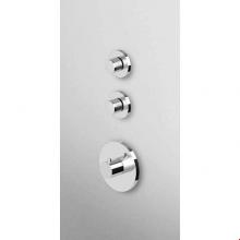 Zucchetti Faucets ZD1091.1900 - Built-In Thermostatic Shower Mixer With 2 Volume Controls