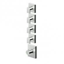 Zucchetti Faucets ZHI097 - Built-In Thermostatic Shower Mixer With 4 Volume Controls