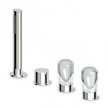 Zucchetti Faucets ZNU498.1950 - 4 Hole Bath-Mixer