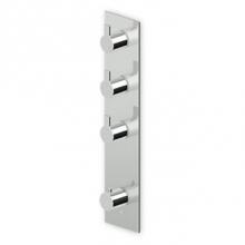 Zucchetti Faucets ZON098 - Built-In Thermostatic Shower Mixer With 3 Volume Controls