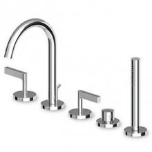 Zucchetti Faucets ZSB5474.1950 - 5 Hole Bath-Mixer