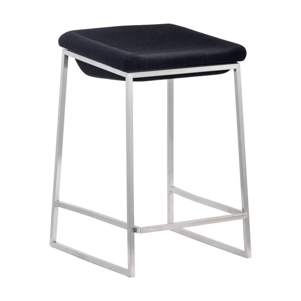 Lids Counter Stool (Set of 2) Dark Gray