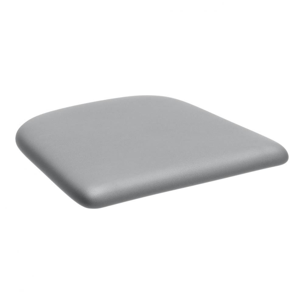 Elio Leather Seat Cushion Gray