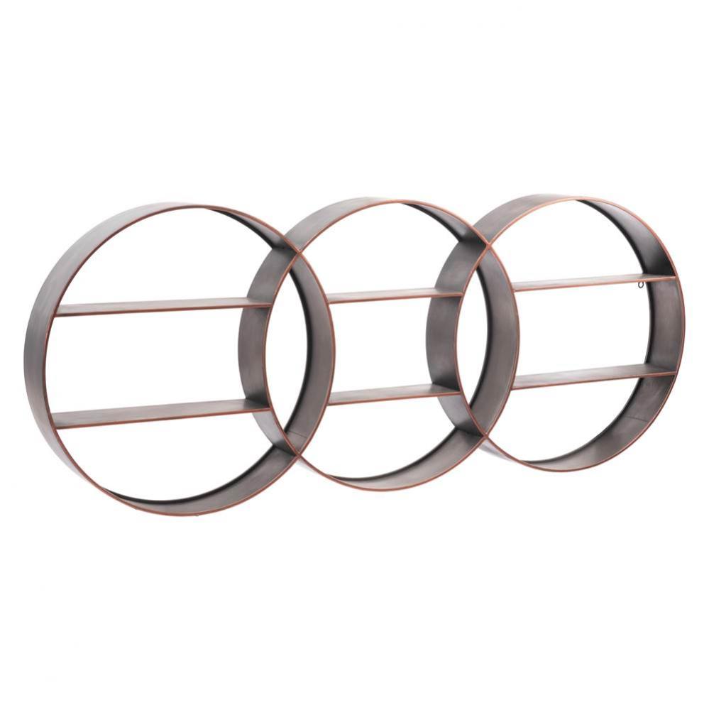 Guzzi Wall Shelf Antique Copper