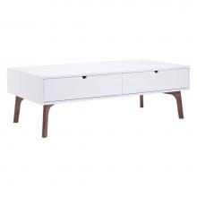 Zuo 100148 - Padre Coffee Table Walnut & White
