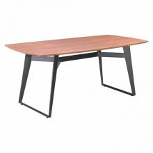 Zuo 100958 - Fletcher Dining Table Walnut & Black