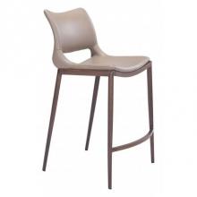 Zuo 101392 - Ace Counter Chair (Set of 2) Gray and Walnut