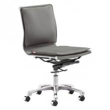 Zuo 215233 - Lider Plus Armless Office Chair Gray