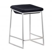 Zuo 300037 - Lids Counter Stool (Set of 2) Dark Gray