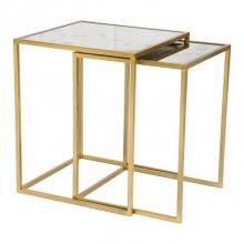 Zuo 405005 - Calais Nesting Tables Brass