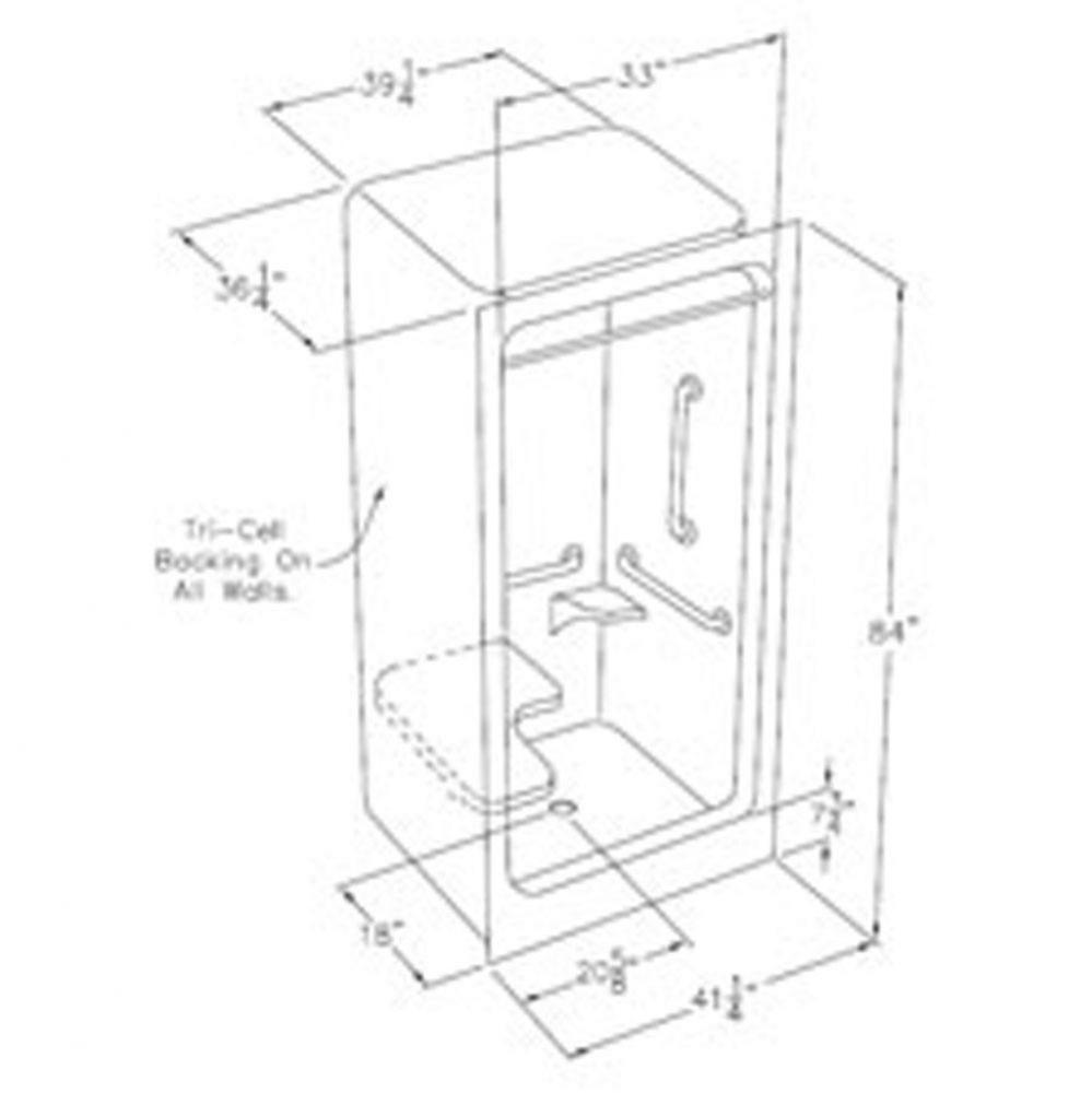 XSA4136SH Plumbing Shower