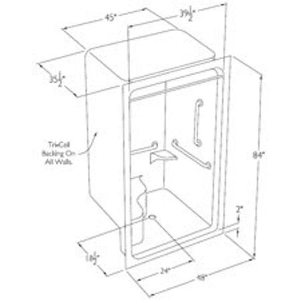 XSA4836BF Plumbing Shower