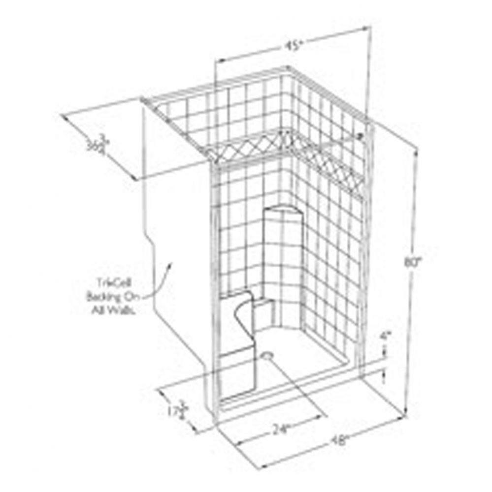 Millennia tile-pattern solid-surface