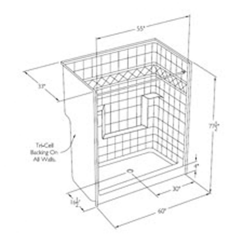 Millennia tile-pattern solid-surface