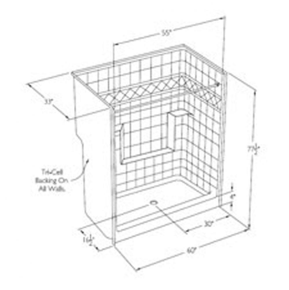 Millennia tile-pattern gelcoat
