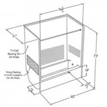 Comfort Designs SSS6031TS - Accessible solid-surface tub