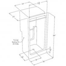 Comfort Designs XSA3632SH - Accessible acrylic