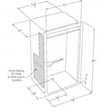 Comfort Designs XSA5336BF - Accessible barrier-free acrylic