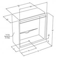 Comfort Designs XSA7236SH - Accessible acrylic