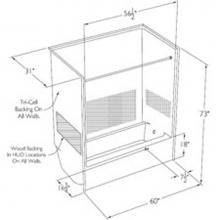 Comfort Designs XSS6031TS - Accessible gelcoat tub