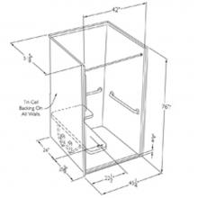 Comfort Designs SSS4248BF - SSS4248BF Plumbing Shower