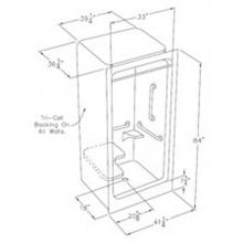 Comfort Designs XSA4136SH - XSA4136SH Plumbing Shower