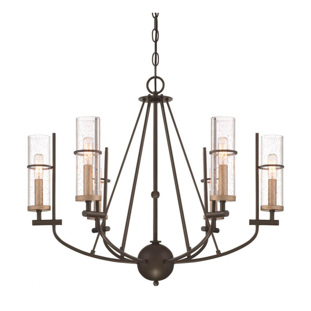 SUSSEX COURT- 6 LT CHANDELIER