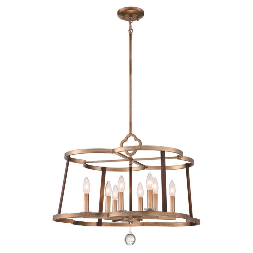 AVA LIBERTINE- 8 LT CHANDELIER