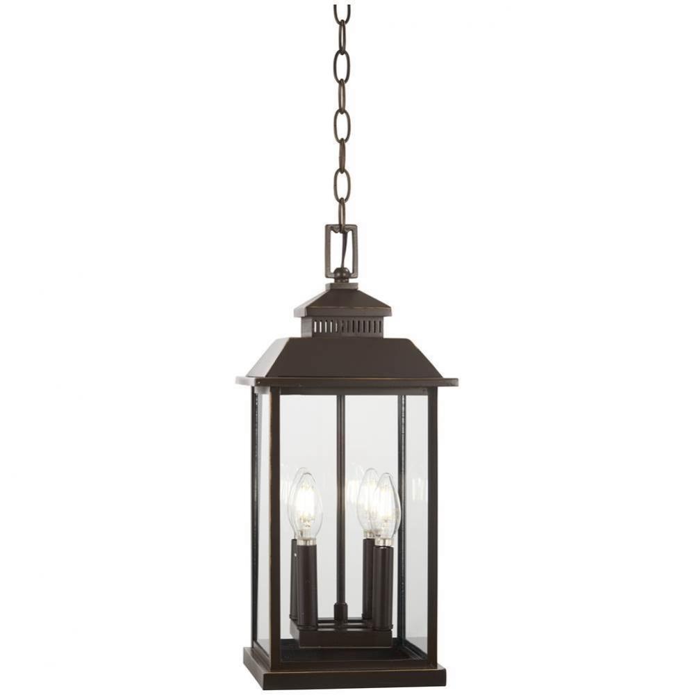 4 Light Chain Hung Lantern