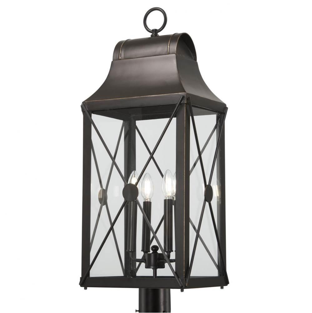 De Luz - 4 Light Outdoor Post Mount