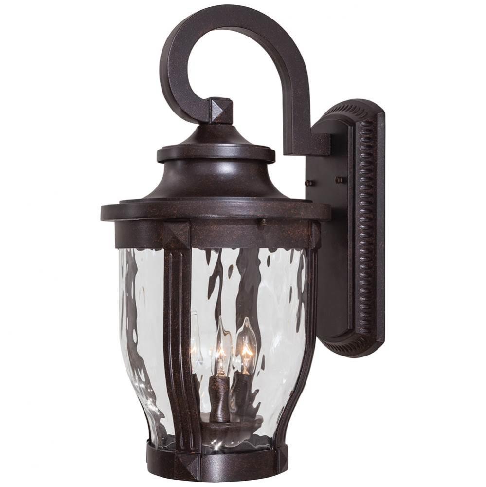 3 Light Wall Mount