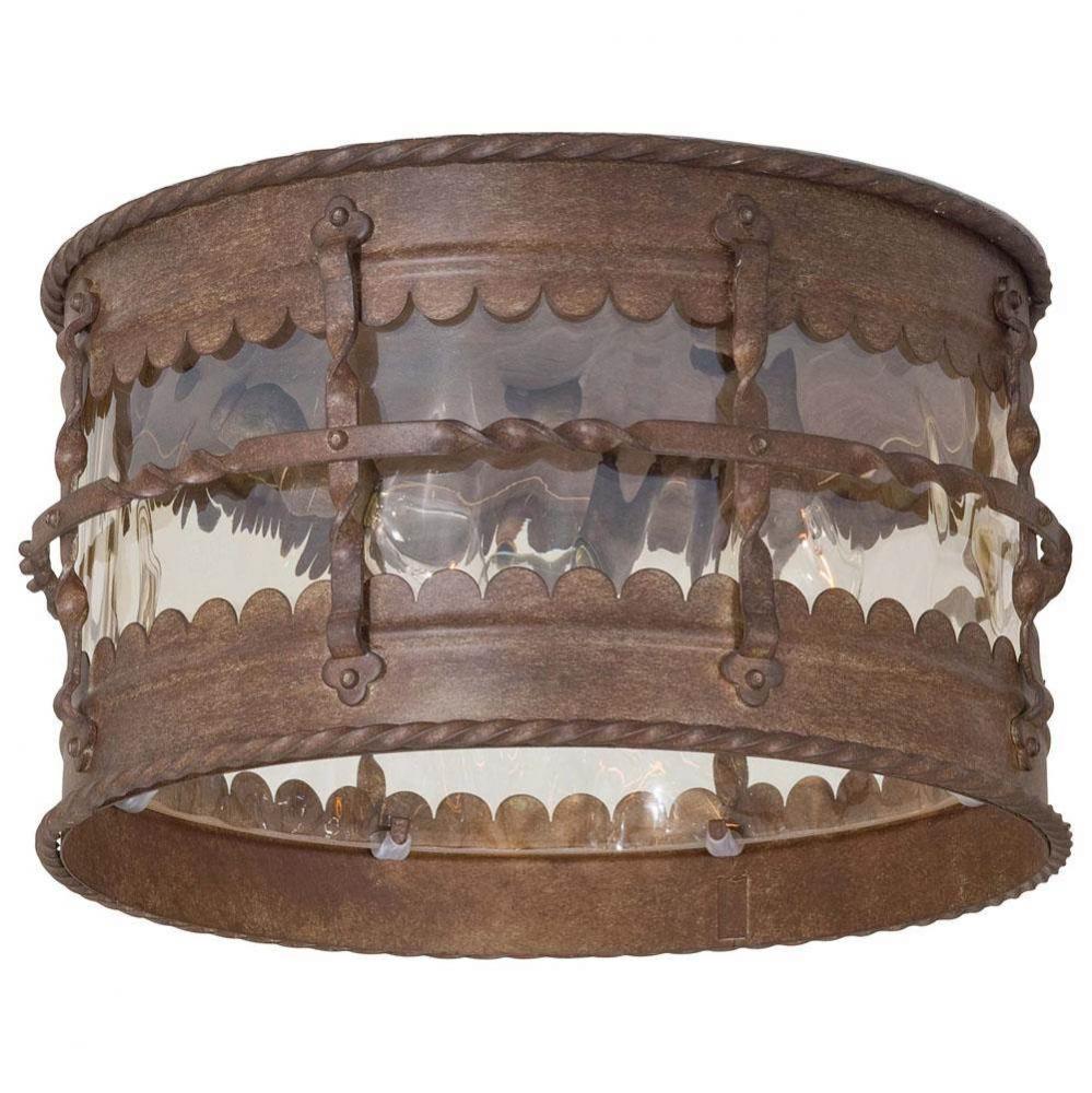 3 Light Flush Mount